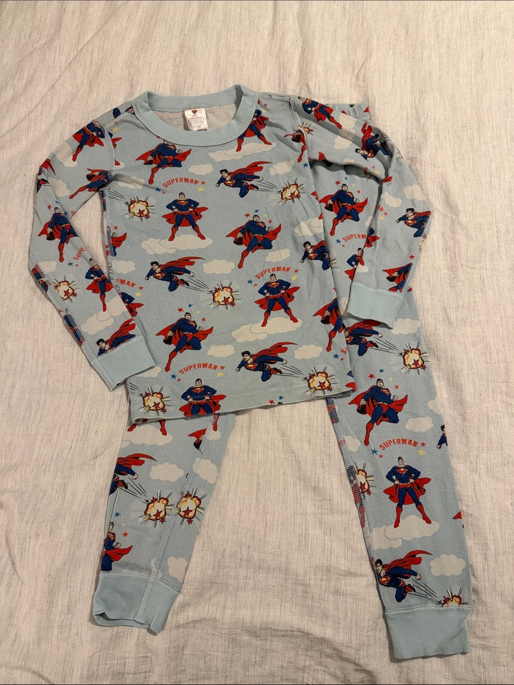 Hanna Andersson Superman pajamas